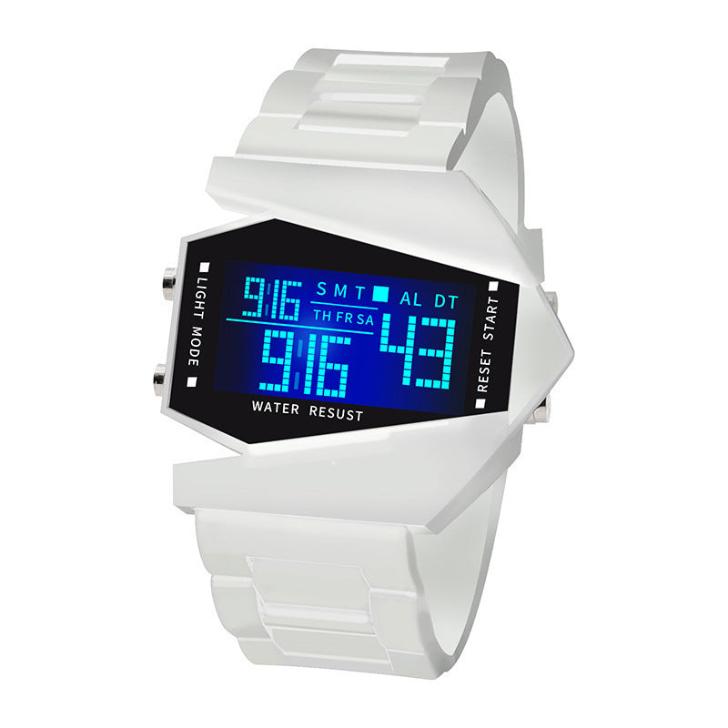 Waterproof Fighter Jet Sports Watch | Luminous Square Student Watch & Couple's Timepiece