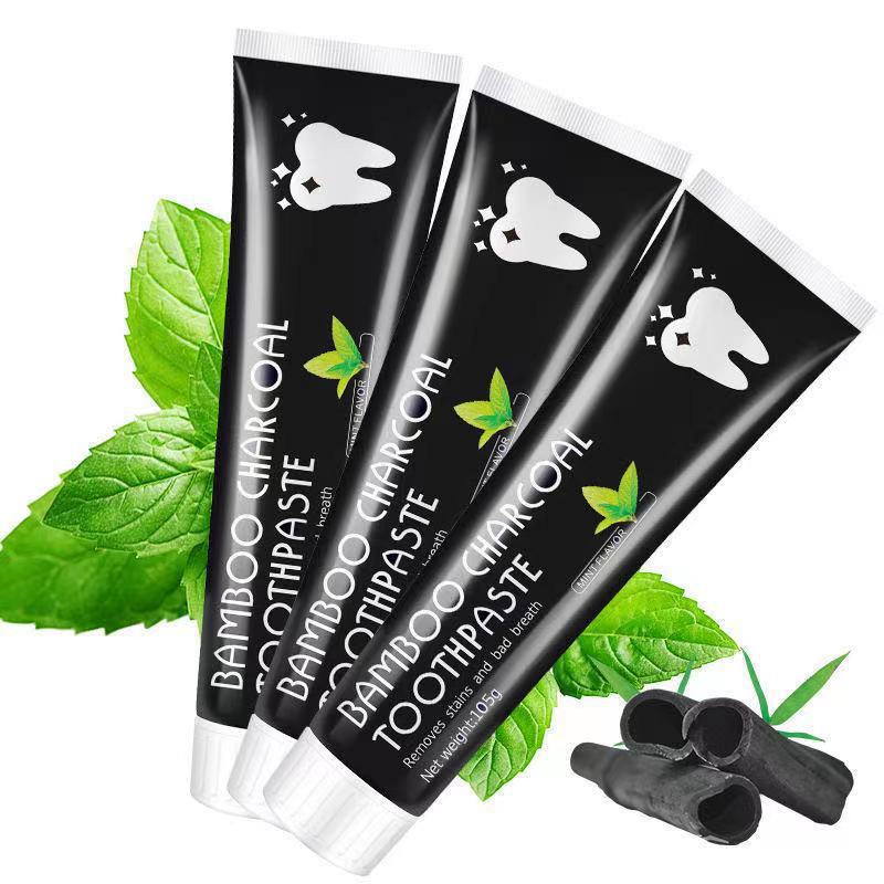 Natural Bamboo Activated Carbon Teeth Whitening Paste | Advanced Yellow Stain Remover