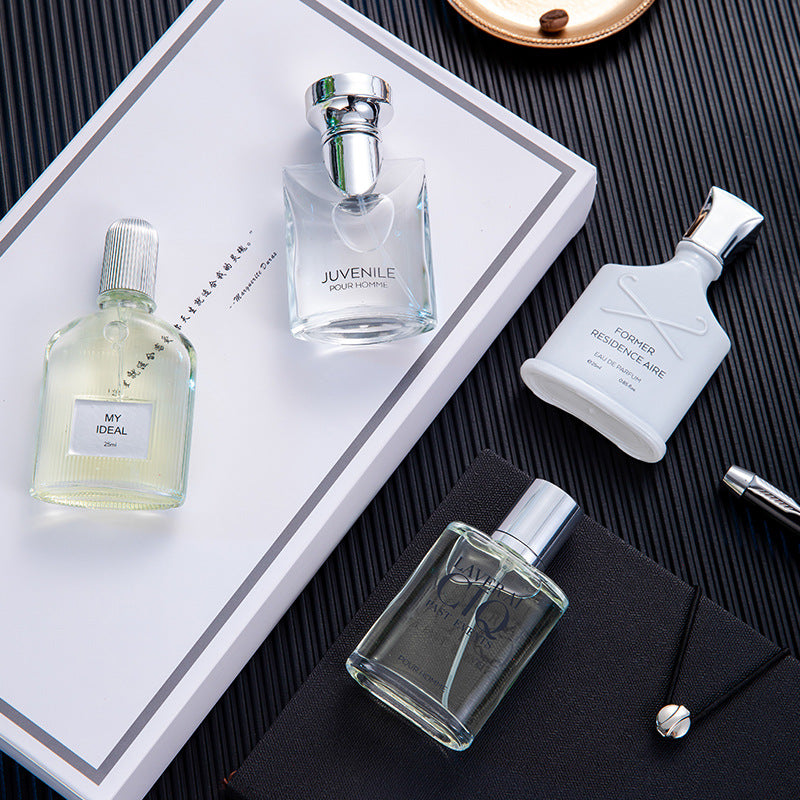 the Flower Story Silver Mountain Water Men's Perfume 4-Piece Set