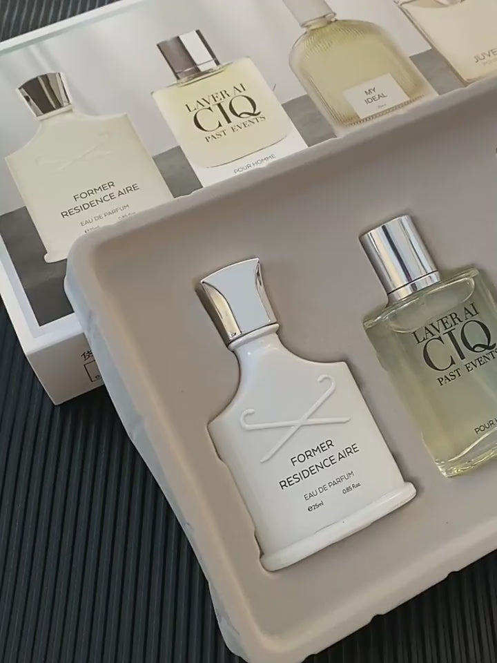 the Flower Story Silver Mountain Water Men's Perfume 4-Piece Set